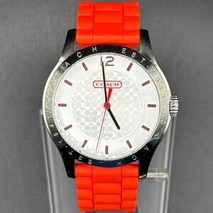 Coach Maddy CA.69.3.14.0706 Orange Silicone 41mm Quartz Women's Watch